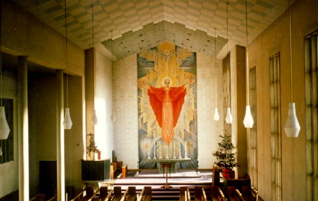 Chapel of SS Mary & Katherine - interior looking east